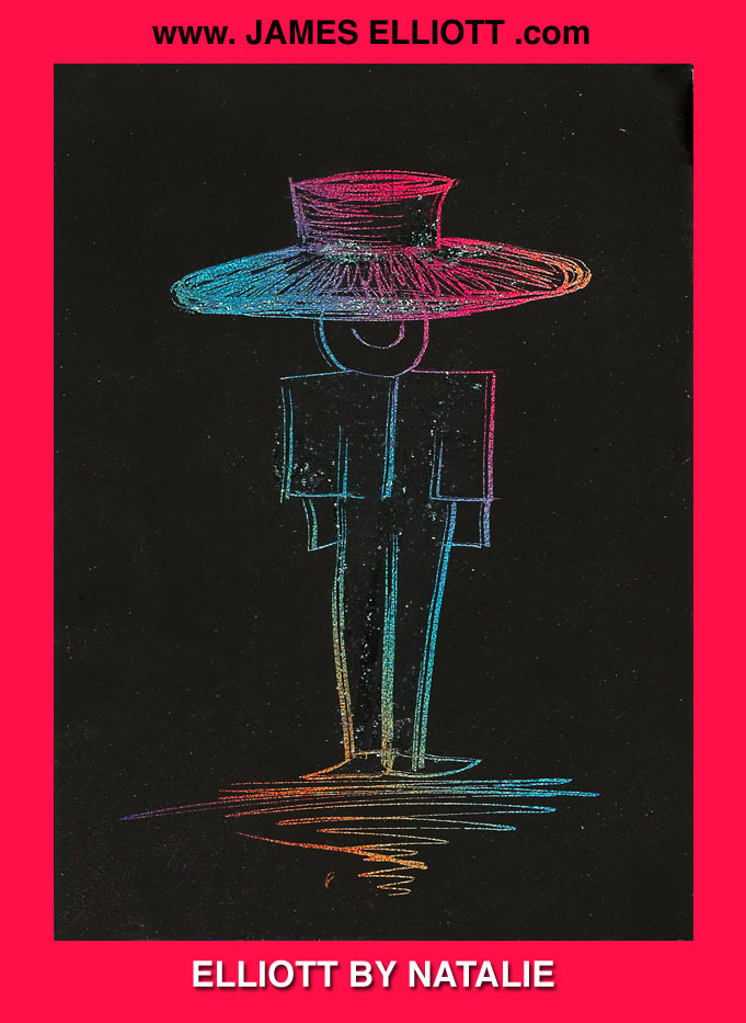 Sketch of James Elliott the Artist