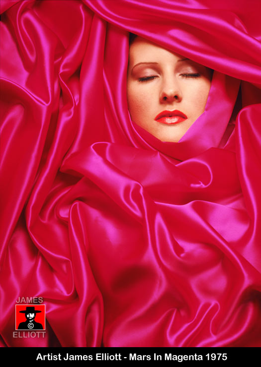 James Elliott Artist - Mars in Magenta - Art Photo